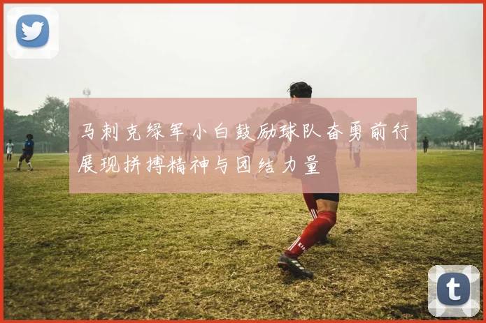 马刺克绿军小白鼓励球队奋勇前行展现拼搏精神与团结力量